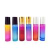 Botella Roll-On Personalizada por el Fabricante Color Degradado 5ml Botella de Bola Rodante Vidrio Grueso Botella Reenvasada para Aceite Esencial Botella para Perfume Botella para Solución Original