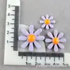 Accesorios de Flor de Girasol Accesorios para el Cabello de Resina DIY Moda Pequeña Margarita Pinza para Zueco Materiales de Decoración DIY