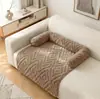 Cama para gato para todas as estações, sofá de verão, almofada de dormir anti-riscos, cama antiderrapante para cachorro pequeno, suprimentos para animais de estimação