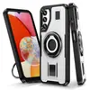 Funda de teléfono con soporte 360 para Samsung S25Ultra A55 con anillo de silicona integrado S24 Funda de teléfono magnética anticaídas