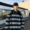 Camiseta Estampada Digital de Manga Longa Feminina para Primavera Outono Inverno Mais Vendida Design Masculino Camada Base Estudante Esportiva Listrada