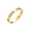 Pulsera de Acero de Titanio con Diseño Micro-incrustado Finamente Pulido de Moda Europea y Americana Transfronteriza para Mujer Recortada Flor de Cuatro Hojas de Alto Brillo Lujo