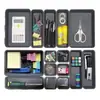 Caja de Almacenamiento con Cajón Pequeño para Artículos Varios de Escritorio Divisor de Plástico Artefacto Organizador de Papelería Almacenamiento de Cosméticos Juego de Ocho Piezas