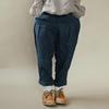 Venta de liquidación: Pantalones Largos de Algodón Puro de Corte Holgado Ropa Infantil Casual Vintage Color Sólido Pantalones Tipo Zanahoria Versátiles Unisex