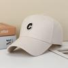 Gorra de Primavera y Otoño 2025 Transpirable Absorbente de Sudor Gorra de Béisbol para Mujer con Bloque de Color Letras Gorra de Béisbol con Visera para el Sol para Hombre