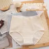 Ropa Interior de Algodón Puro para Mujer Tallas Grandes 100 kg Cintura Alta Control de Abdomen Jacquard de Algodón Puro 7A Transpirable Antibacteriano Sin Costuras Calzones para Mujeres Tallas Grandes