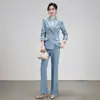 Conjunto de Terno Profissional Feminino Outono/Inverno 2026, Elegante para o Trabalho de Alto Padrão, Atacado Transfronteiriço