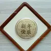 Moneda Grande de Oro Puro 999, Moneda Conmemorativa de Cien Millones de Meta Pequeña, Adorno Conmemorativo para Bancos y Empresas, Producto para Atraer Tráfico en Transmisiones en Vivo