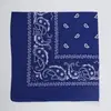 Lenço de Cabeça Exquisito Estilo Street Punk Europeu e Americano Hip-Hop Trendy Masculino e Feminino Street Dance Esportivo 30g Flor de Caju Lenço Quadrado Grande