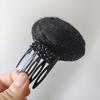 Artefacto Almohadilla para Cabello de Azafata Flequillo Aumento de Volumen Almohadilla para Cabello Esponjosa Almohadilla Esponjosa para la Cabeza Placa Invisible Almohadilla para Aumento de Raíz del Cabello