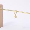 Joyería para Piercing Transfronteriza Aro para Nariz Clavo para Nariz Simple de Nicho Clavo para Nariz con Colgante de Circonita Microincrustada Aro para Nariz para Hombres y Mujeres Adornos para Nariz Personalizados Modernos Geniales