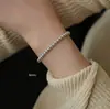 Collar de Perlas de Vidrio, Nuevo Diseño Otoño e Invierno, Cadena para Suéter de Moda, Cadena para el Cuello Elegante y Versátil