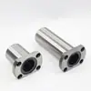 Rodamiento lineal LMH6LUU LMH8LUU bloque de soporte de riel guía circular accesorios mecánicos rodamiento lineal con brida