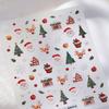 Pegatinas para Uñas de Hierro Repujado Papá Noel Cabaña Alce Ts-3867 Pegatinas de Uñas Navideñas Cálidas y Lindas