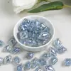 Rombos de Nácar Vintage Diamante Lámina de Oro Luna Fría Resina Galvanizada Agujero Pasante Cuentas Sueltas Accesorios para Cadena de Teléfono DIY