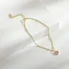 Pulseira de Prata S925 Amor Zircônia Luxo Leve Simples Alto Padrão Senso de Design Moda Versátil
