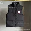 Comercio Exterior Transfronterizo Ganso Modelo 2804 Chaqueta de Plumas Unisex Chaleco Chaqueta Acolchada Cuello Alto Sin Mangas Abrigo Chaleco