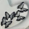 2023 Nueva textura de concha de imitación de ácido acético, flor tridimensional, mariposa, sensación de rotura, material de diseño de lujo de alta calidad, venta al por mayor en stock