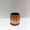 Taza de madera de estilo japonés transfronteriza, taza de sake de madera de azufaifo, taza de agua de madera maciza, taza portátil, taza de té con logotipo láser