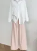 Primavera 2026 Serie de Camisas Naturales Favoritas del Corazón Nueva Versión Mejorada Pantalones Largos Holgados Artesanía