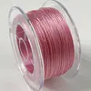 3 hebras de color Morandi cuerda trenzada extremadamente fina bobina de bobinado borla borla hecha a mano diy cuerda trenzada cuerda roja