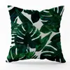 23 Primavera Nuevo Hogar Funda de Almohada Suave Cojín para Sofá Funda de Almohada con Patrón de Plantas y Flores Almohada de Cintura de Lino