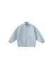 Envío Gratis Ropa Infantil Huzhou Zhili para Niños Mayores, Camisa de Manga Larga con Cuello Alto de Color Sólido con Cremallera para Niños, Chaqueta Casual con Estampado de Letras para Niños