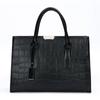 Comércio exterior Bolsa feminina novo estilo europeu e americano crocodilo padrão bolsa de ombro portátil em relevo grande capacidade all-match crossbody bolsa feminina atacado