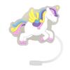Tapa de Silicona con LED Intermitente de Dibujos Animados para Popote, Tapón para Popote, Tapa Decorativa para Taza de Té, Accesorios de Cubierta para Popote, Más Vendido Transfronterizo