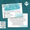 Instrucciones de tarjeta de regalo de comercio electrónico transfronterizo Carta de agradecimiento Paquete de tarjetas de postventa de Amazon Tarjeta plegable fija