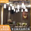 Lámpara de araña minimalista para comedor, moderna, de lujo, para dormitorio, sala de estar, iluminación nórdica, para bar, KTV, compartimento, luz de cinturón