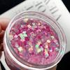 Kit de Materiales DIY Dreamland Láser Brillo Mezclado Polvo de Brillo Fluyente para Uñas Cristal Resina