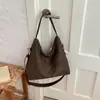 Bolsa Tote Estampa de Leopardo Feminina 2026 Nova Outono/Inverno Bordado de Letras Atmosfera Bolsa para o Dia a Dia Bolsa Grande de Alta Qualidade