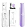 Dispositivo Depilatorio Transfronterizo Dispositivo Depilatorio Eléctrico Afeitadora para Partes Íntimas Femeninas Afeitadora Corporal de Doble Cabezal Afeitadora Recargable