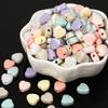 Cuentas de macarrón acrílicas perladas de color real, accesorios de joyería para hacer tú mismo, pulsera de calabaza con forma de estrella y collar de cuentas.