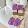 Calcetines de rizo Yilu para mujer, Otoño e Invierno, Forrados de felpa, Engrosados, Hasta la pantorrilla, Calcetines largos cálidos para el suelo en la nieve, Estilo de celebridad de internet