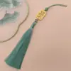 Guanshan Yue Producto Nuevo Marca Buda Tailandés Colgante de Borla Estilo Chino Espiga Joyería para Coche Linterna Marcador de Libros Accesorios para Ropa