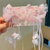 Horquilla de Flor Antigua para Niños Super Hada Horquilla para Actuación Hanfu Horquilla para Niñas Estilo Chino Bordado de Mariposa Borla Pin
