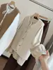 Conjunto de Dos Piezas de Punto con Chaleco y Camisa de Manga Larga para Otoño 2026 - Conjunto Completo para Mujer