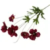 Decoración de Sala de Estar con Flores Artificiales Como Phalaenopsis y Peonías, Peonías de Seda y Plástico para Muebles de TV y Mesas de Comedor, Venta al por Mayor de Fabricantes
