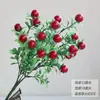 Ramo de simulación margarita pequeña danza flor falsa decoración pequeño ramo flor de plástico canaleta de flores para bodas arreglo floral flor de seda prímula