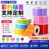 Etiquetas Adhesivas de Color Personalizado, Rollo en Blanco de Papel Sintético Impermeable, Papel Recubierto de PET, Papel para Impresión Térmica