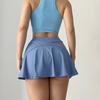 Falda Deportiva para Mujer Falsa de Dos Piezas Anti-luz, Holgada, para Fitness, Correr, Danza, Tenis, Golf, Sexy, Nueva de Primavera y Verano