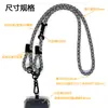 Cuerda de 10 mm de grosor, cordón para teléfono móvil, espaciador para el hombro, cuerda de escalada, cordón antipérdida ajustable para colgar el teléfono móvil