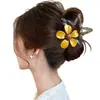 Presilha de Cabelo Pentagrama Borboleta Doce para Mulheres 2026 Nova High-End Presilha para Parte de Trás da Cabeça Estilo Coreano Presilha de Tubarão Acessórios de Cabelo