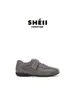 Sheil Blogger TrendyBusan~ Zapatos Casuales Planos Retro con Cordones y Velcro Zapatos de Ballet para Entrenamiento de Mujer