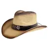 Sombrero de Vaquero de Cuatro Estaciones Transfronterizo Nuevo para Hombre y Mujer con Ala Ancha a Prueba de Viento Sombrero de Vaquero Occidental Moda Retro Amazon