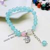 Nova Pulseira de Contas de Borboleta em Estilo Chinês Explosão Cheia Densa Luz Luxo Nicho High-end Temperamento Pulseira Loja de 2 yuans