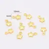 Colgante de Corazón Color Duradero Relleno de Oro de 14K Microincrustado con Circonita Accesorios de Joyería DIY Colgante de Cadena de Cola de Gota de Agua para Pulsera