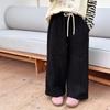 Calça Casual Quente da Moda Nova Aimo Beibei para Meninas, Calça Reta de Mistura de Caxemira Espessa